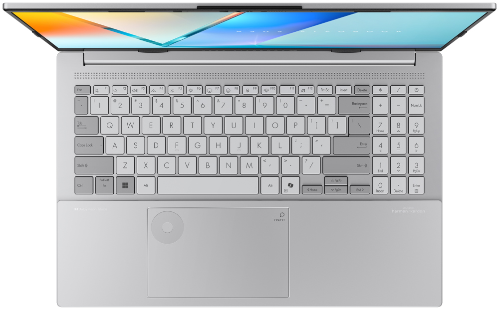 ASUS Vivobook Pro 15 OLED N6506CU-OLED013X Cool Silver kovový