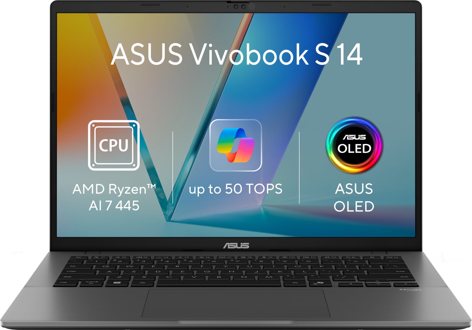 ASUS Vivobook S14 M3407GA-OLED016WZ matná šedá (bez napájacieho adaptéra)
