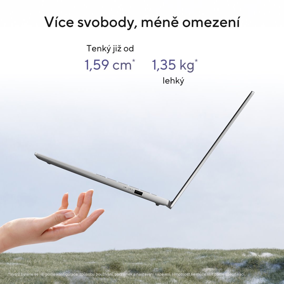 ASUS Vivobook S14 S3407QA-KP014W Matte Gray kovový