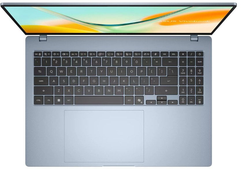 ASUS Vivobook S16 S5608QA-OLED304W svetlo modrý, celokovový (bez napájacieho adaptéra)