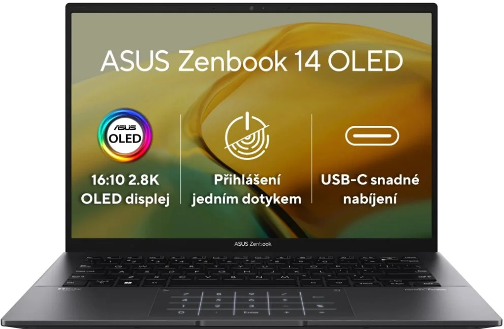 ASUS Zenbook 14 OLED UM3402YA-OLED059W Jade Black celokovový