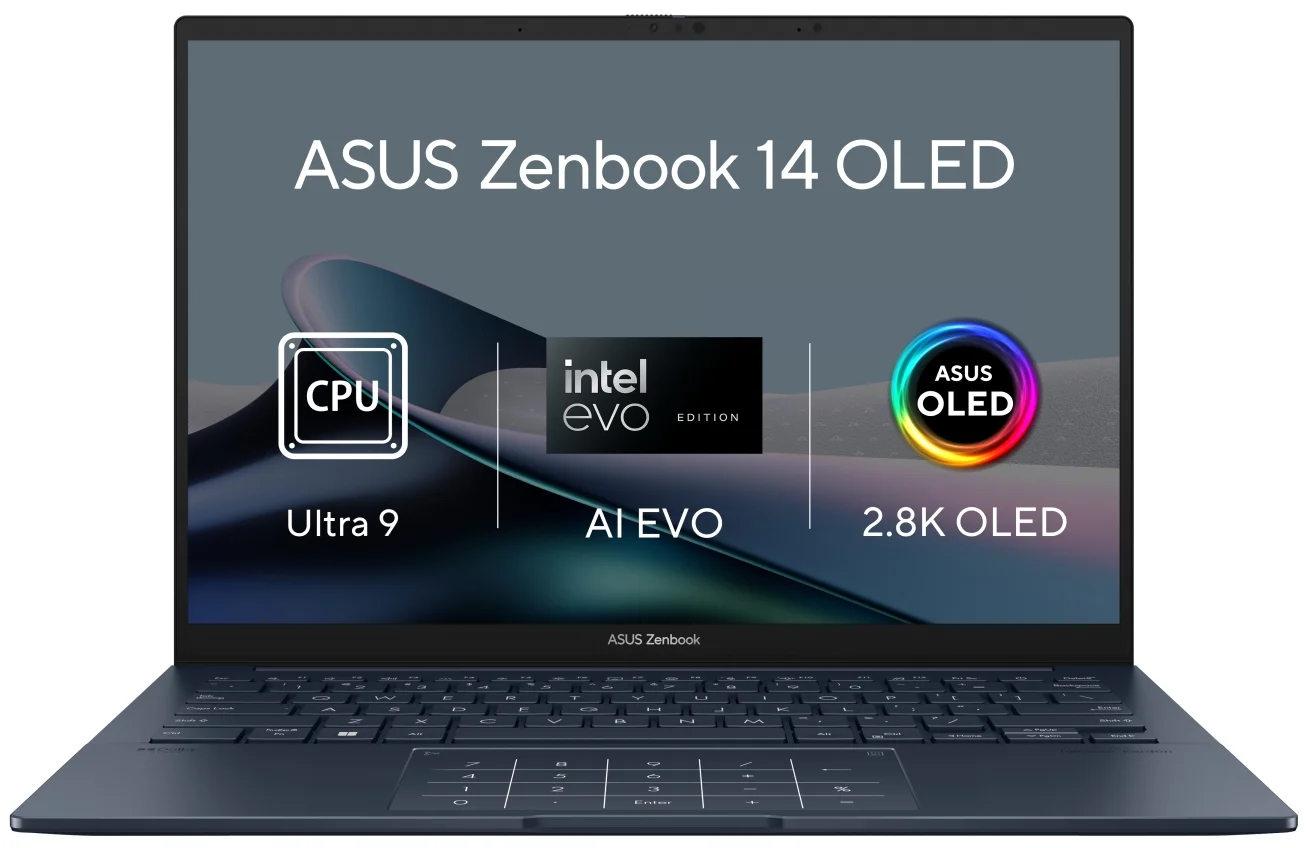ASUS Zenbook 14 OLED UX3405MA-OLED341X Ponder Blue celokovový