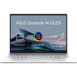 ASUS Zenbook 14 UX3405CA-OLED237W Foggy Silver celokovový