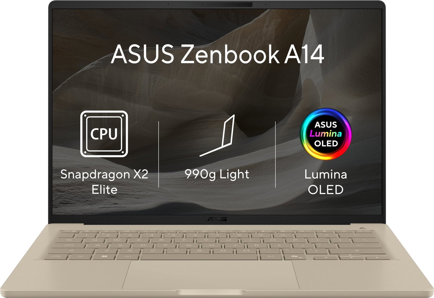 ASUS Zenbook A14 UX3407NA-OLED211WZ Zabriskie Beige (bez napájacieho adaptéra)
