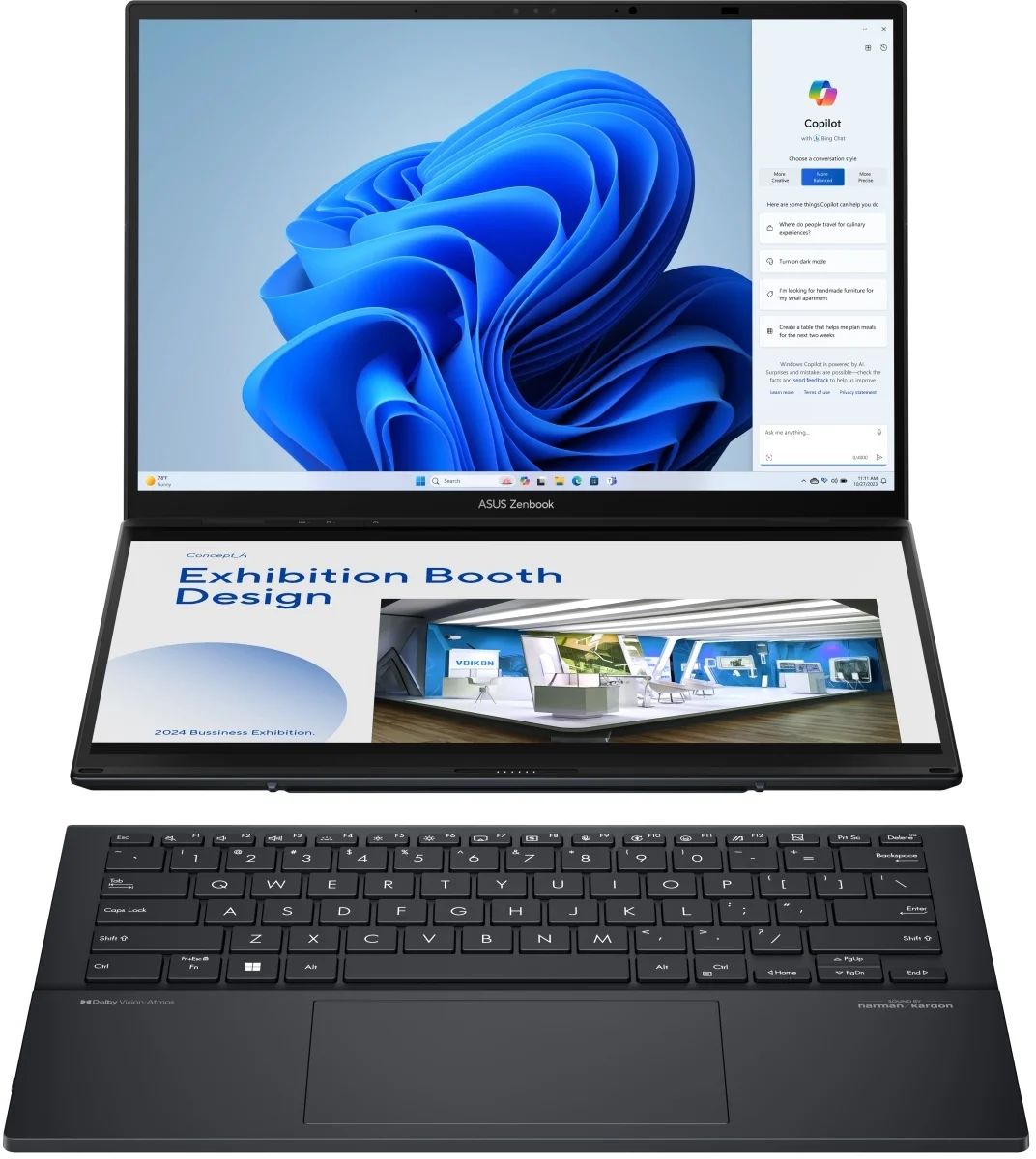ASUS Zenbook Duo OLED UX8406MA-OLED085X Inkwell Gray celokovový
