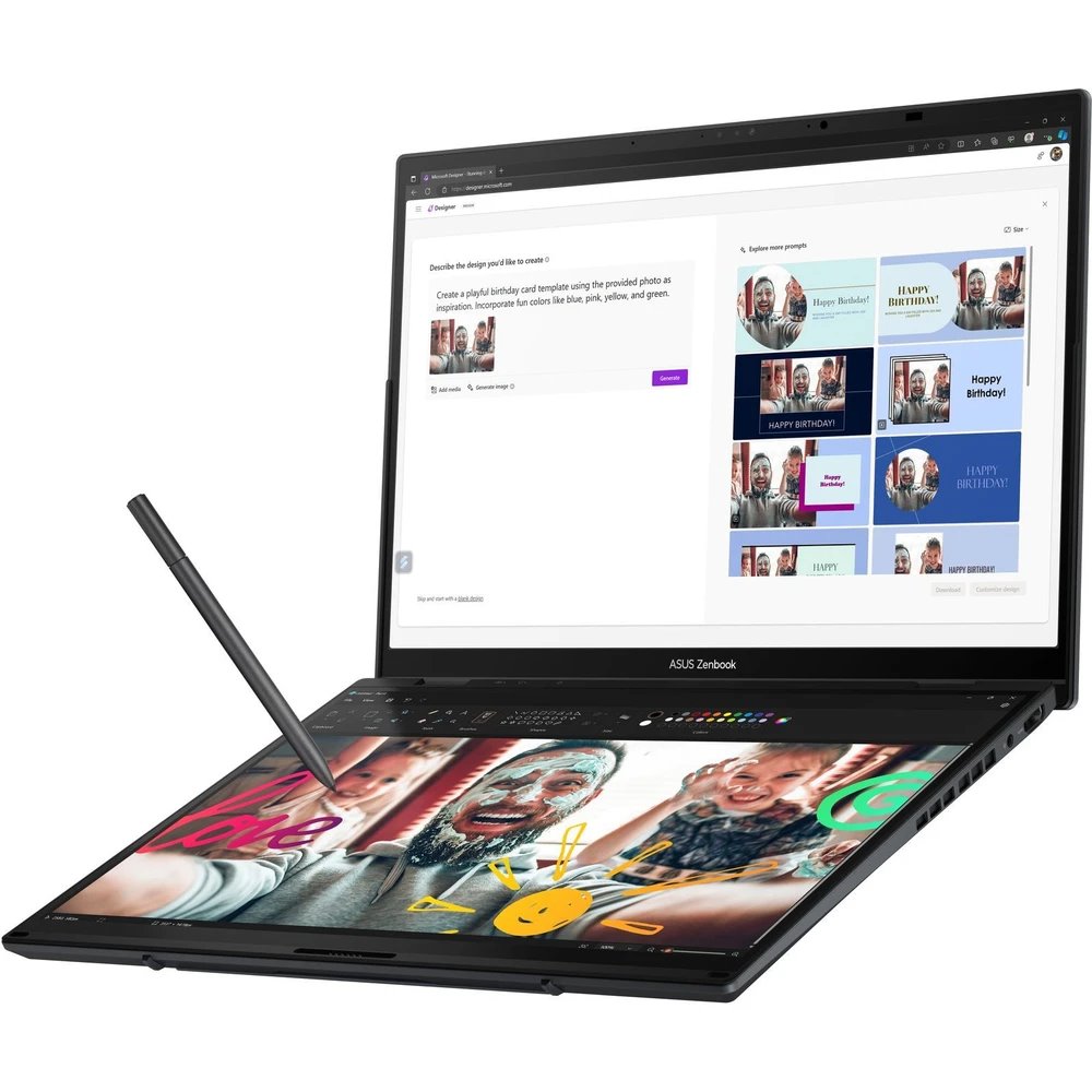 ASUS Zenbook Duo OLED UX8406MA-OLED086X Inkwell Gray celokovový