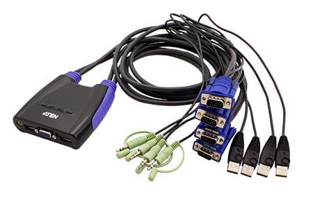 ATEN Mini KVM přepínač CS64US