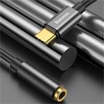 Audio adaptér Baseus z USB-C na Jack 3,5mm černý