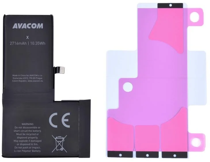 Avacom Batérie pre Apple iPhone X, Li-Ion 3,81V 2716mAh (náhrada 616-00346) GSAP-IPHX-2716