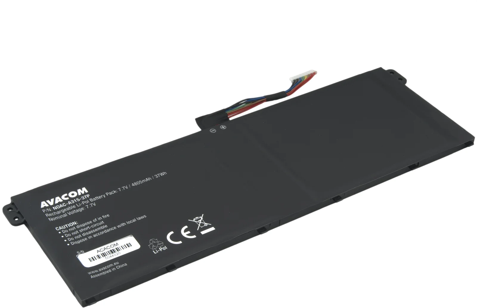 AVACOM baterie pro Acer Aspire A3 A315 Li-Pol 7,7V 4805mAh 37Wh