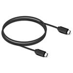 Avacom Dátový a nabíjací kábel USB typu C - USB typu C, 100 cm, čierny