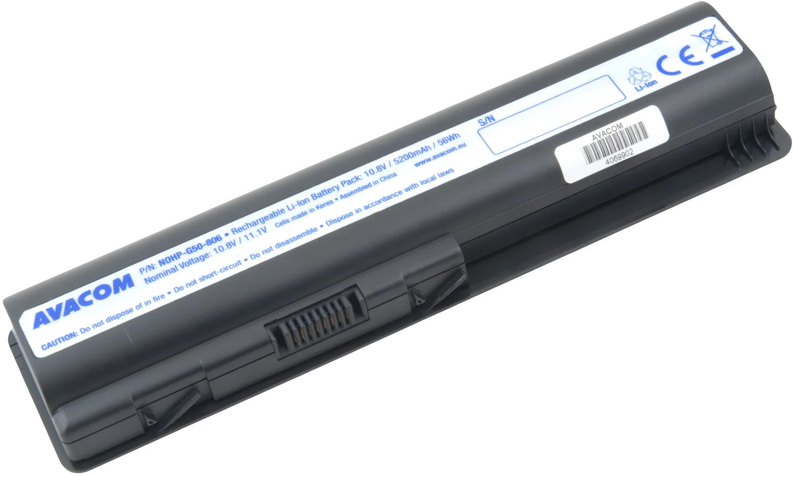 AVACOM HP G50, G60, Pavilion DV6, DV5 série Li-Ion 10,8V 5200mAh/ 56Wh