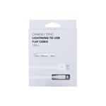 AVACOM MFI-120W Kábel USB na Lightning, certifikácia MFi, 1,2 m, biely