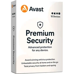 Avast Premium Security (viac zariadení), 10 zariadení, 2 roky, ESD