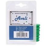 Aveli set magnetů, 4ks, zelená barva