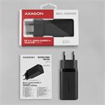 AXAGON ACU-DPQ65, GaN nabíjačka do siete, 3x port, 65W