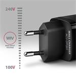 AXAGON ACU-DPQ65, sieťová nabíjačka GaN, 3x port, 65W