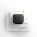 AXAGON ACU-PD20, 20W sieťová nabíjačka, 1x port USB-C, PD3.0/PPS/QC4+/AFC/Apple, čierna