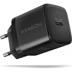 AXAGON ACU-PD30, napájacia nabíjačka 30 W, 1x port USB-C, PD3.0/PPS/QC4+/SFC/AFC/Apple, čierna