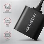 AXAGON ADA-12, USB 2.0 - externý zvuková karta
