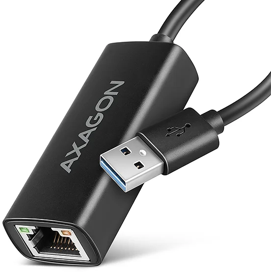 AXAGON ADE-AR, USB-A 3.2 Gen 1 - Gigabit Ethernet síťová karta, Realtek 8153, auto instal