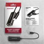 AXAGON ADE-ARC, USB-C 3.2 Gen 1 - Gigabitová sieťová karta, Realtek 8153, automatická inštalácia