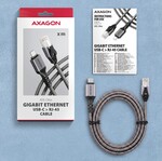 AXAGON ADE-CM15, USB-C Gigabit Ethernet adaptér (1,5m)