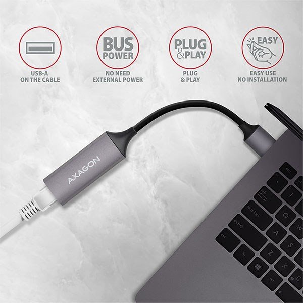 AXAGON ADE-TR USB-A 3.2 Gen 1- 1 Gigabit Ethernet