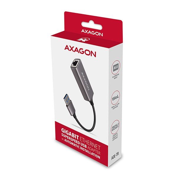 AXAGON ADE-TR USB-A 3.2 Gen 1- 1 Gigabit Ethernet
