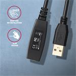 AXAGON ADR-207, USB 2.0 A-M -> A-F aktívny predlžovací / opakovací kábel, 7,5 m