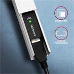 AXAGON ADR-210, USB 2.0 A-M -> A-F aktívny predlžovací / opakovací kábel, 10 m