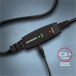 AXAGON ADR-215B, USB 2.0 A-M -> B-M aktivní propojovací / repeater kabel, 15m