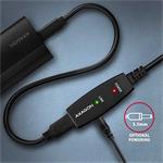 AXAGON ADR-220, USB 2.0 A-M -> A-F aktivní repeater kabel, 20m