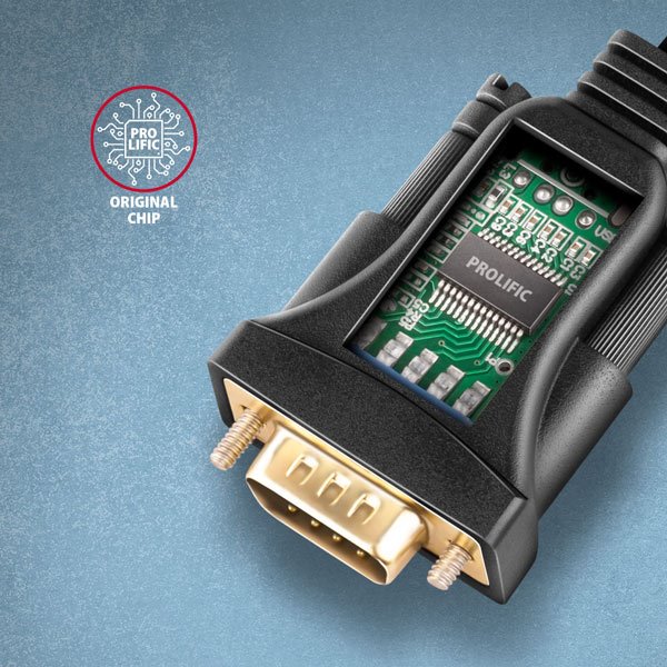 AXAGON ADS-1PSN, USB-A 2.0 - sériový RS-232 adaptér / kabel 1.5m