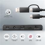 AXAGON ADSA-CC USB-C 10Gbps adaptér pro M.2 NVMe + SATA