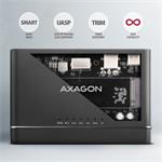 Adaptér AXAGON ADSA-CC USB-C 10Gb/s pre M.2 NVMe + SATA