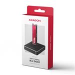 AXAGON ADSA-M2C11, USB-C 10Gbps dokovací stanice pro 1× M.2 NVMe/SATA SSD