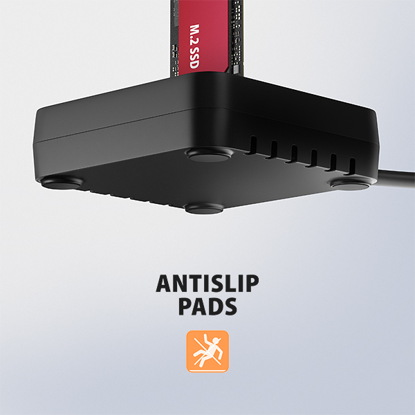 AXAGON ADSA-M2C11L, dokovacia stanica USB-C s rýchlosťou 10 Gb/s pre 1× M.2 NVMe SSD