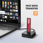 AXAGON ADSA-M2C11L, USB-C 10Gbps dokovací stanice pro 1× M.2 NVMe SSD