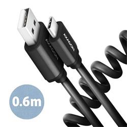AXAGON BUCM-AM10TB, kábel TWISTER USB-C <-> USB-A, 0,6 m