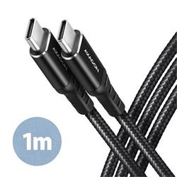 AXAGON BUCM-CM10AB, HQ cable USB-C <-> USB-C, 1m