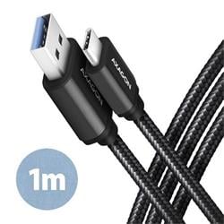 AXAGON BUCM3-AM10AB, SPEED kabel USB-C <-> USB-A, 1m, černý