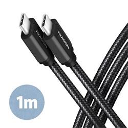 AXAGON BUCM3-CM10AB, SPEED cable USB-C <-> USB-C, 1m, black