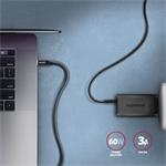 AXAGON BUCM3-CM15AB, SPEED kábel USB-C USB-C, 1.5m, čierny