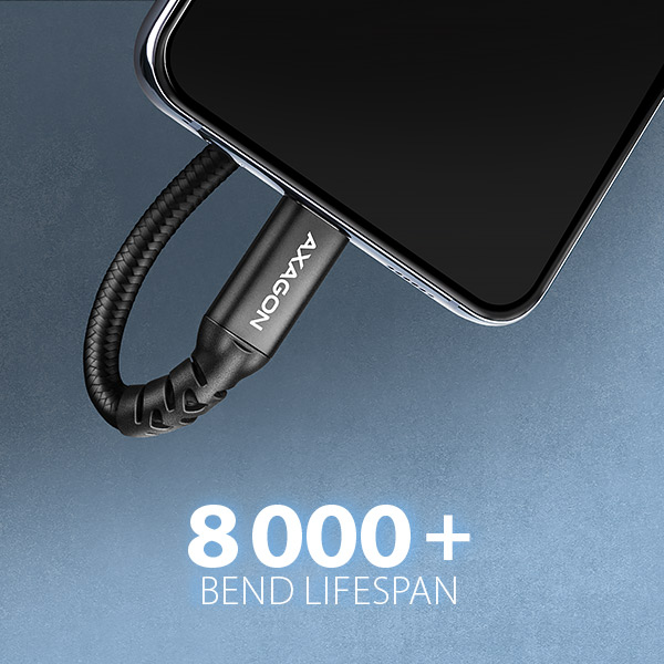 AXAGON BUCM32-CF10AB predlžovací kábel USB-C (M) <-> USB-C (F), 1m, USB 20Gbps, PD 240W, ALU, opletenie
