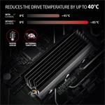 AXAGON CLR-M2XL, hliníkový chladič pro oboustranný M.2 SSD disk