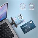 AXAGON CRE-SMP1A, USB-A PocketReader Čítačka čipových kariet (eObčanka)