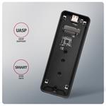 AXAGON EEM2-20G, USB-C 20 Gb/s - M.2 NVMe SSD kovový ARMORED box