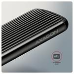 AXAGON EEM2-SC, USB-C 10Gbps externí box pro M.2 NVMe SSD, bezšroubový, žebrovaný hliník