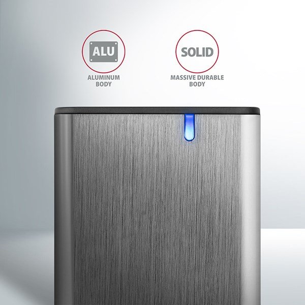 AXAGON EEM2-SG2, USB-C 3.2 Gen 2 - M.2 NVMe & SATA SSD RAW box